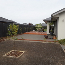 Finished landscape and decking 2